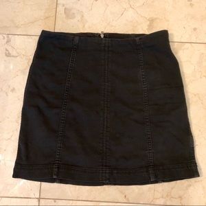Free people Zip to it mini skirt